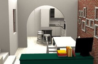 Progetto Cucina e sala pranzo - Moderno  